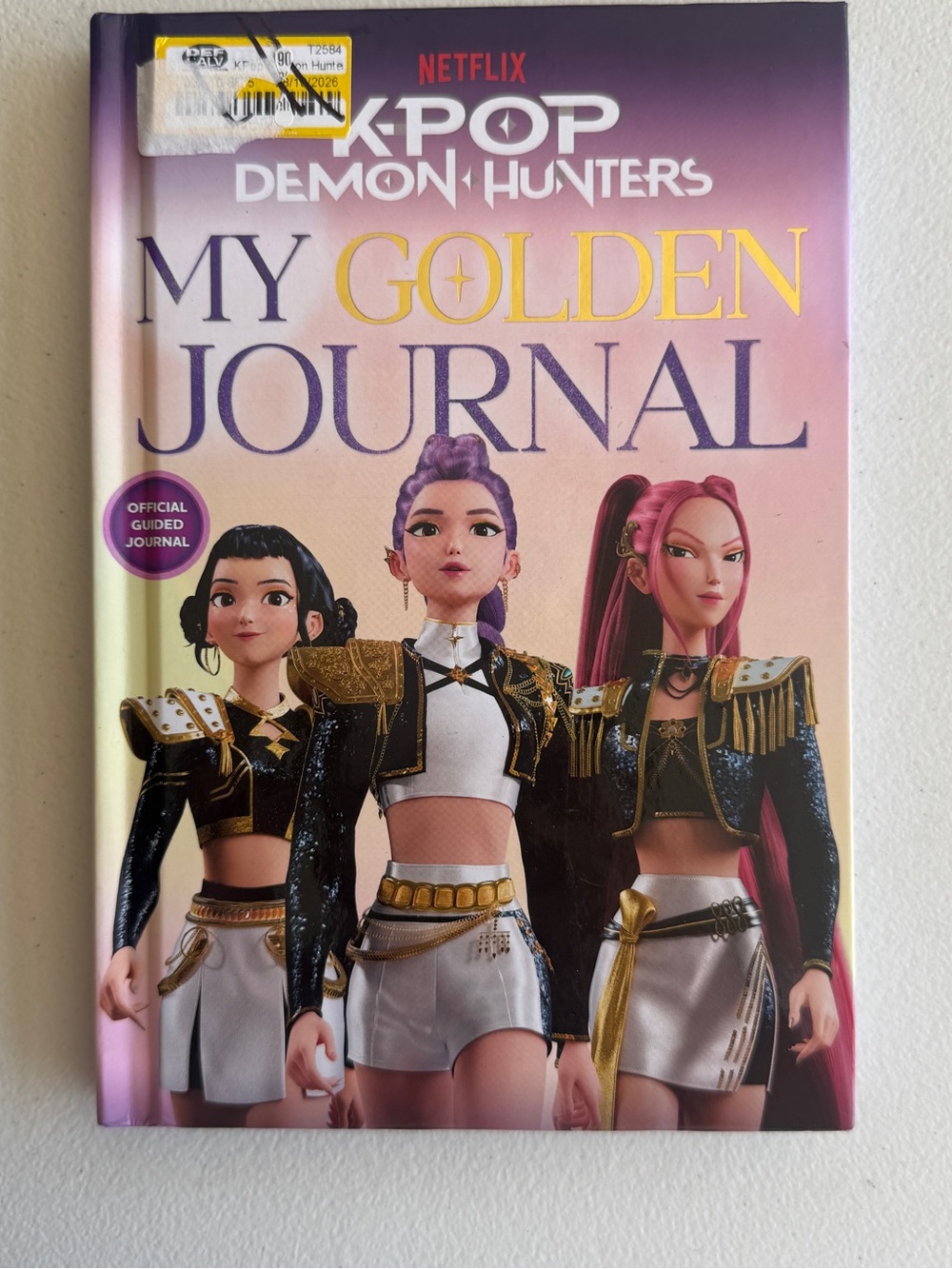 Netflix K-Pop Demon Hunters My Golden Journal - Pink & Gold NEW